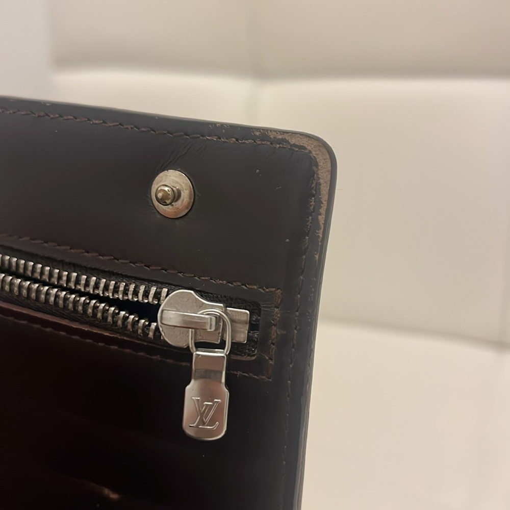 Louis Vuitton Dark Brown Monogram Matte Wallet - Picture 8 of 16